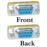 Dealsjungle Serial Mini Gender Changer / Coupler, DB9 Female to DB9 Female [並行輸入品]
