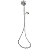 SimplyClean Handheld Showerhead Fixture - Brilliance, Chrome - 6 Spray Settings [並行輸入品]