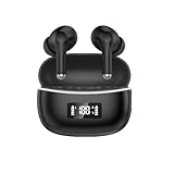 aopiata Bluetoothイヤホン ワイヤレスイヤホン AIスマート ENC通話 IPX7防水 最大60時間再生 低遅延 HI-FI音質 iPhone/Android対応