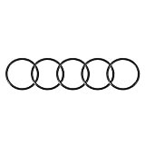 uxcell スケルトンオイルシールリング ゴムグロメット Oリンググロメット ニトリルゴム 25mm OD 21mm ID 2mm幅 メトリック 5パック入り