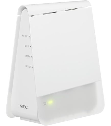 【2個セット】NEC 有線/無線LANルーター AM-AX1800HP Amazon.co.jp: NEC WiFi Mesh Router, Single Unit (also becomes a