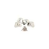 Fender パーツ Pure Vintage 3-Screw Mount Amplifier Corners, (4), Nickel