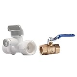 F Fityle ボールバルブ＋POM浄水器T水栓　NPT精製器チューブ　耐久性　高品質