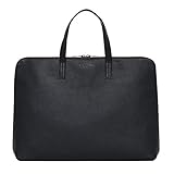 トート バッグ ブリーフケース 本革 高級レザー 日本製 黒 ブラック バック 鞄 トートバッグ ビジネス PC 通勤 通学 レザー メンズ レディース ユニセックス シンプル 無地 KLON 180 ONE-EIGHTY BRIEFCASE BLACK