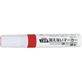 不易糊工業:フエキ 工業用消えないマーカー 太字 赤 KGMJ-8 型式:KGMJ-8
