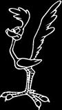 Road Runner 6 "車トラックビニールデカールアート壁ステッカー漫画クラシック古い学校レトロUSA Kids Fun Disney