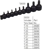 価格/セット) Lisle 26550 Torxビット9個入りセット