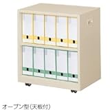 ファイルワゴン(オープン型（天板付）（W565×D380×H615mm） CSA・CSB　CSG-OPB