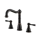 Ruvati RVF5122RB Citadel 8-15 Widespread Two Handle Colonial Bathroom Faucet, Oil Rubbed Bronze [並行輸