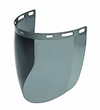 Gateway Safety 678 Venom Cylindrical Molded Contemporary Replacement Headgear Visor, Gray Lens, 9" x