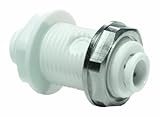 John Guest Speedfit PP1208W 1/4OD Bulkhead Union, 10-Pack [並行輸入品]
