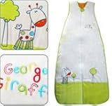The DreamバッグBaby SleepingバッグベロアGeorge Giraffe 2.5 Tog カラー: ホワイト
