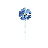 Ancient Graffiti ANCIENTAG87125 Painted Flower Blue Spinner Stake Small