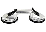 B&S FEEL Heavy Duty Aluminum Double Handle Suction Cup Plate Professional Glass Puller / Lifter / Gr