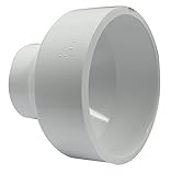 Canplas 193025 PVC DWV Reducer Coupling, 4 x 2-Inch [並行輸入品]