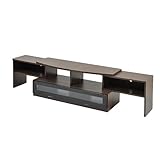 JKプラン ワイド伸縮テレビラック ダークブラウンtv-335-db