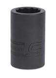 スナップオン(Snap-on)1/2" Drive 12-Point Metric 21 mm Flank Drive Shallow Impact Socket [並行輸入品]