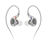 FiiO FD11 イヤホン 高性能 ダイナミック ドライバー IEMs イヤホン 重低音 0.78mm 取り外し可能なケーブル 3.5mm プラグインイヤーヘッドフォン ミュージシャン シンガーミュージック用 (シルバー)