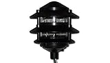 Greenfield PL3TBL Weatherproof Electrical, 3 Tier Path Light, Black [並行輸入品]