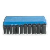 Westward 4YP62 Socket Set, 11 Pieces by WestWard Tools