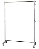 ハンガー ストロングハンガー131 SG-131 幅131 奥行41 高さ111-168 耐荷重80kg クローム パイプハンガーラック 洋服掛け ハンガー キャスター付 収納 頑丈 スチール製 事務所 ハンガーラック 洋服 S2