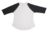 ToughクッキーのKids ' 2 – 7歳3四半期Plain TriblendラグランTシャツ