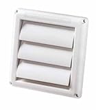 Deflect-o Svhaw6/8 "plastic" Wall Cap Damper 6" - White [並行輸入品]