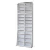 1cmピッチ大収納ラック上置付 yh-110hset-wh ホワイト 幅:90cm