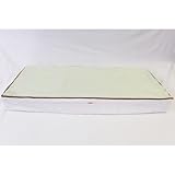 Bacati - Velor Lime/White/Chocolate Plush Changing Pad Cover by Bacati