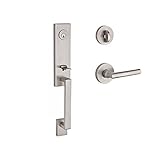 Baldwin SCSEAXTUBLCRR150 Reserve Single Cylinder Handleset Seattle x Tube with Contemporary Round Ro
