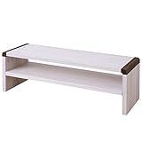 テレビボード（ホワイト） 1100×380×380mm ROCCO テレビ台 ロータイプ リビング 木製 ナチュラル 北欧風