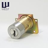 WEST 916リプレイスシリンダー MIWA PMKタイプ キー標準3本付属　玄関 鍵 交換 取替え ウエスト 美和ロック PMK 75PM 防犯対策