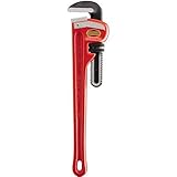 High Quality 31025 Model 18 Heavy-Duty Straight Pipe Wrench, 18-inch Plumbing Wrench