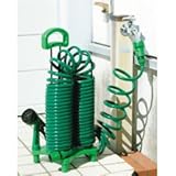ガーデンコイルホース スタンドセット付