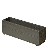 ウェルカムウッド(Welcome Wood) 木製 スリムプランター SP60-UB UB アンバーブラウン 長さ60cm 奥行16cm 高さ21cm 容量12L