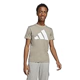 [アディダス] 半袖 Tシャツ エッセンシャルズ 半袖Tシャツ キッズ KRJ94 パテベージュ/ホワイト (JE1387) J130