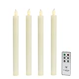 プッシュActivatedテーパCandle Set of 4 with Remote LC003649