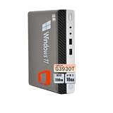 【中古デスクトップパソコン】400 g3 dmインテル celeron G3930T /4KHD対応DVI＆DP/メモリ16GB/Windows 11 Pro/MS Office 2019/DVD搭載/外付けWi-Fi＆Bluetooth /USB3.0 / 在宅勤務・ビジネス・学習向け/マウス、イヤホン無料サービス (SSD256GB)