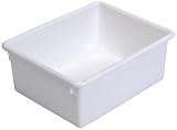 Steffy Wood Products White Storage Tub, 5-Inch by 10-1/2-Inch by 13-Inch [並行輸入品]