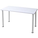 山善(YAMAZEN) フリーテーブル(120×60)お得なセット AMDT-1260＆AMDL-70 ホワイト