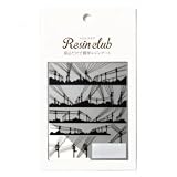 RESIN CLUB 【レジンクラブ】電柱 レジン用シール 両面印刷 RC-DEN-101