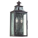 Troy Lighting BCD9008OBZ, Newton Outdoor Wall Sconce Lighting, 120 Total Watts, Old Bronze [並行輸入品]