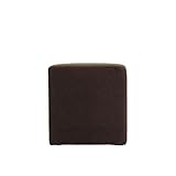 arne スツール 1人掛け チェアー ソファ 腰掛け 椅子 背もたれ無し Cube’s L46 ダークブラウン ファブリック 布張り