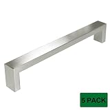 ProbricoモダンキッチンハードウェアキャビネットハンドルとPullsステンレススチール家具ハンドルPulls 20 mm幅 5 Pack PDDJ30HSS192-5Pcs