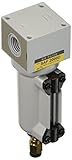 PneumaticPlus SAF2000M-N02BD-MEP Miniature Compressed Air Particulate Filter 1/4 NPT - Metal Bowl, A
