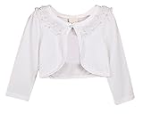 Bevalsa子供用 女の子 ボレロ カーディガン キッズ ガールズ 羽織　薄手 子供服 ボレロ 綿 発表会 結婚式 入園式 パーティー 披露宴 演奏会