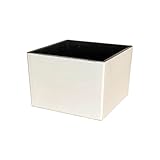 マッセ(MASSE) 迎春花器(升)パールホワイト 発注単位8個（一箱8個入り） N-143 N-143