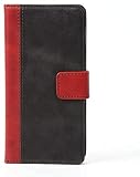 iPhone12 mini 用 iPhone12 ミニ 対応 iPhone12mini 専用◆ バイカラ― レザー 手帳型ケース ◆ F-28 ◆ ブラック 【 FRL-SHOP 】
