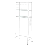 洗濯機ラック 幅70 奥行40 高さ175 3段 ランドリーラック ルミナス ホワイトラック LW7018-3R