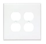 2 G JMB WHTデュプレックスRecptプレート